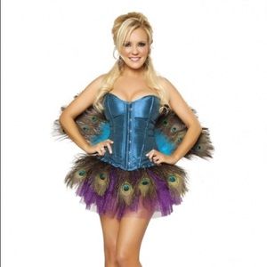 Cute peacock costume